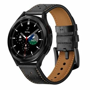 Tech-Protect Leather remienok na Samsung Galaxy Watch 4 / 5 / 5 Pro / 6, black vyobraziť