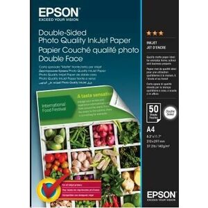 EPSON Paper A4 - Double-Sided Photo Quality Inkjet Paper A4 50 Sheets vyobraziť