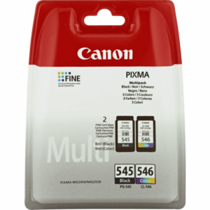 CANON PG-545 - originálna cartridge, čierna + farebná, 2x180 vyobraziť