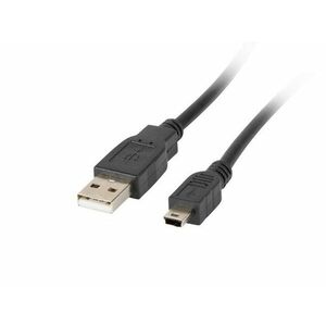 LANBERG USB MINI (M) na USB-A (M) 2.0 kábel 0, 3m, čierny (CANON) vyobraziť