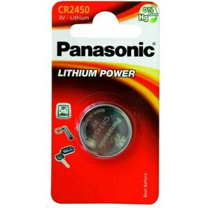 PANASONIC Lítiová batéria (gombíková) CR-2450EL/1B 3V (Blister 1ks) vyobraziť