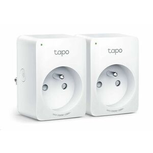 TP-Link Tapo P100 (2-pack) múdra WiFi mini zásuvka (2300W, 10A, 2, 4 GHz, BT) vyobraziť
