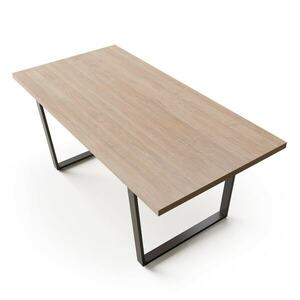 Blumfeldt Jedálenský stôl Bearsdon s kovovými nohami 180 x 90 cm vyobraziť