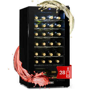 Klarstein Shiraz 28 Uno, vinotéka, 74 l, 28 fliaš, 5-18°C, dotykový ovládací panel vyobraziť