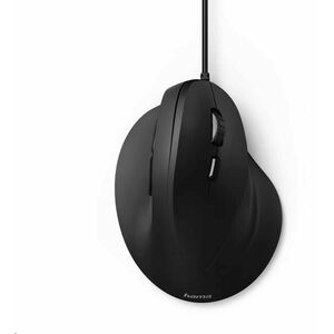 Hama vertikálna ergonomická káblová myš EMW-500, 6 tlačidiel, čierna vyobraziť