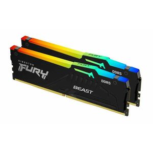 KINGSTON 64GB 4800MT/s DDR5 CL38 DIMM (Kit of 2) FURY Beast RGB PnP vyobraziť