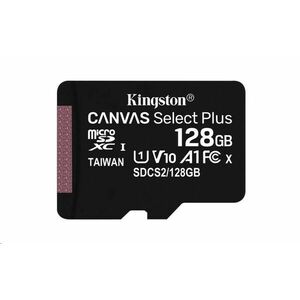 Kingston 128GB micSDXC Canvas Select Plus 100R A1 C10 - 1 ks vyobraziť
