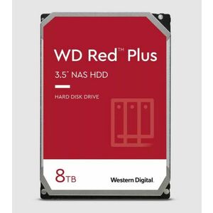 WD RED PLUS NAS WD80EFPX/8TB/3.5"/256MB cache/5640 RPM/215 MB/s/CMR vyobraziť