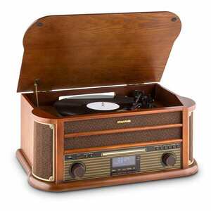 Retro stereo zariadenie Auna Belle Epoque 1908, USB, CD, MP3 vyobraziť