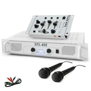 Electronic-Star DJ-94, 1200 W, DJ set, zosilňovač, mixpult, mikrofón vyobraziť