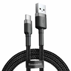 Baseus Cafule kábel USB / USB-C Quick Charge 3.0 2m, čierny/sivý vyobraziť