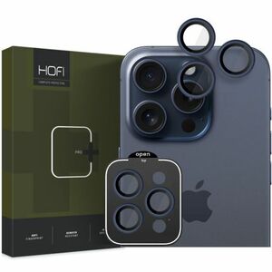 HOFI Camring ochranné sklo na kameru na iPhone 15 Pro / 15 Pro Max, tmavomodré vyobraziť