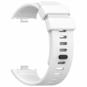 BStrap Silicone remienok na Xiaomi Redmi Watch 4, white vyobraziť