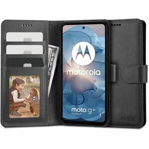 Tech-Protect Wallet knižkové puzdro na Motorola Moto G24 / G24 Power / G04, čierne vyobraziť