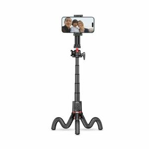 Tech-Protect L07S Flexible bluetooth selfie tyč so statívom, čierna vyobraziť