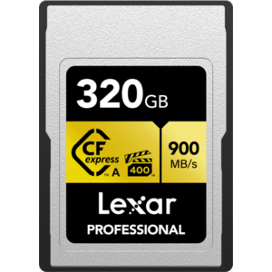 Lexar 320GB CFexpress Typ A Pro Gold R900/W800 vyobraziť