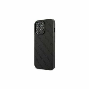Puzdro Karl Lagerfeld iPhone 13 Pro KLHCP13LPTLK black hard case Allover Logo vyobraziť