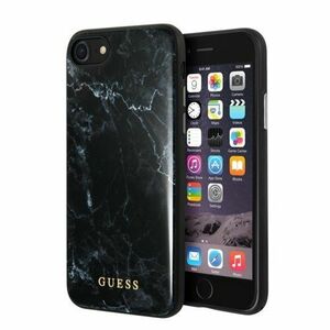 Guess case for Samsung Galaxy S21 Plus GUHCS21MPCUMABK black hard case Marble vyobraziť