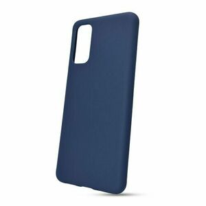 Puzdro Solid Silicone TPU Samsung Galaxy A41 A415 - tmavo modré vyobraziť