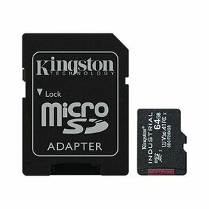 64GB microSDHC Kingston Industrial C10 A1 pSLC s adaptérem vyobraziť