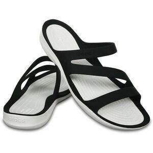Crocs Women's Swiftwater Sandal Black/White 38-39 vyobraziť