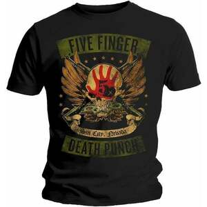 Five Finger Death Punch Tričko Unisex Locked & Loaded Black L vyobraziť