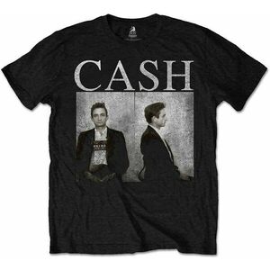 Johnny Cash Tričko Mug Shot Black M vyobraziť