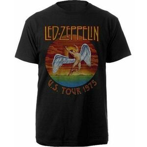Led Zeppelin Tričko USA Tour '75 Black M vyobraziť