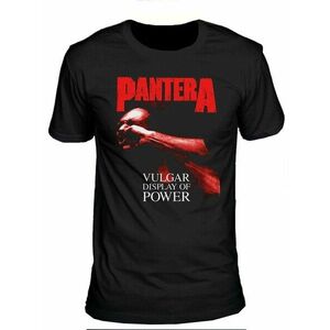 Pantera Tričko Unisex Vulgar Display of Power Red Unisex Black L vyobraziť