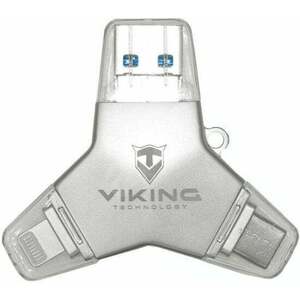 Viking Technology USB Flash disk 3.0 4in1 64 GB Silver vyobraziť