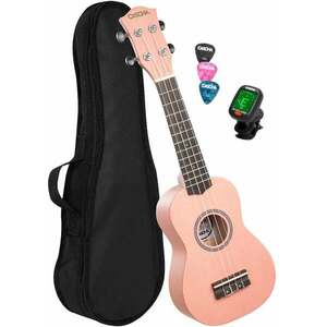 Cascha HH 3976 EN Sopránové ukulele Pink vyobraziť