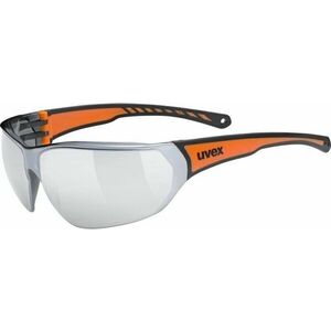 UVEX Sportstyle 204 Black/Orange/Silver Mirrored Cyklistické okuliare vyobraziť