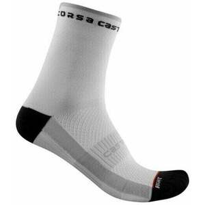 Castelli Rosso Corsa W 11 Sock White S/M Cyklo ponožky vyobraziť