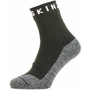 Sealskinz Waterproof Warm Weather Soft Touch Ankle Length Sock Black/Grey Marl/White L Cyklo ponožky vyobraziť