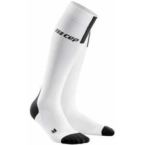 CEP WP40BX Compression Tall Socks 3.0 White-Dark Grey II Bežecké ponožky vyobraziť