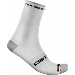 Castelli Rosso Corsa Pro 15 Sock White 2XL Cyklo ponožky vyobraziť