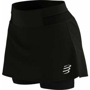 Compressport Performance Skirt W Black XS Bežecké kraťasy vyobraziť