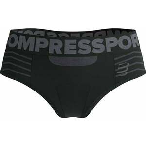 Compressport Seamless Boxer W Black/Grey XS Bežecká spodná bielizeň vyobraziť