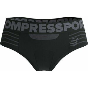 Compressport Seamless Boxer W Black/Grey L Bežecká spodná bielizeň vyobraziť