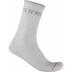 Castelli Distanza 20 Sock White L/XL Cyklo ponožky vyobraziť