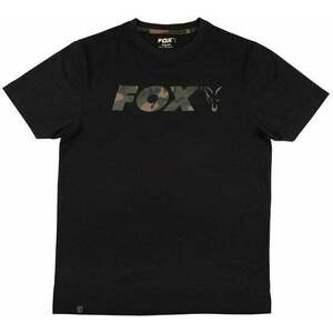 Fox Fishing Tričko Logo T-Shirt Black/Camo M vyobraziť