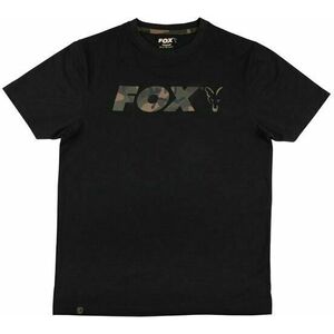 Fox Fishing Tričko Logo T-Shirt Black/Camo 3XL vyobraziť