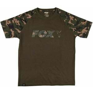 Fox Fishing Tričko Raglan T-Shirt Khaki/Camo S vyobraziť