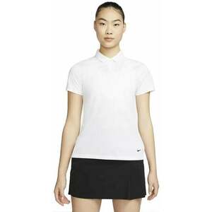 Nike Dri-Fit Victory Womens Golf Polo White/Black M Polo košeľa vyobraziť