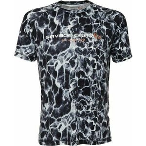 Savage Gear Tričko Night UV T-Shirt Black Waterprint XL vyobraziť