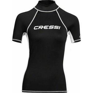 Cressi Rash Guard Lady Short Sleeve Tričko Black/White XS vyobraziť