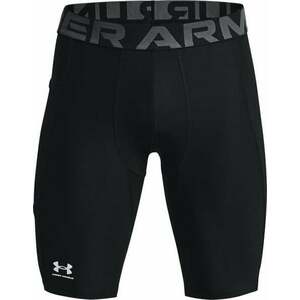 Under Armour Men's HeatGear Pocket Long Shorts Black/White S Bežecká spodná bielizeň vyobraziť