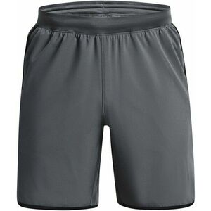 Under Armour Men's UA HIIT Woven 8" Shorts Pitch Gray/Black XL Fitness nohavice vyobraziť