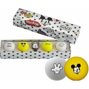 Volvik Vivid Disney Characters 4 Pack Golf Balls Mickey Mouse Plus Ball Marker White/Yellow vyobraziť