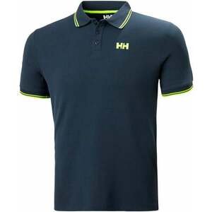Helly Hansen Men's Kos Quick-Dry Polo Tričko Navy/Lime Stripe S vyobraziť